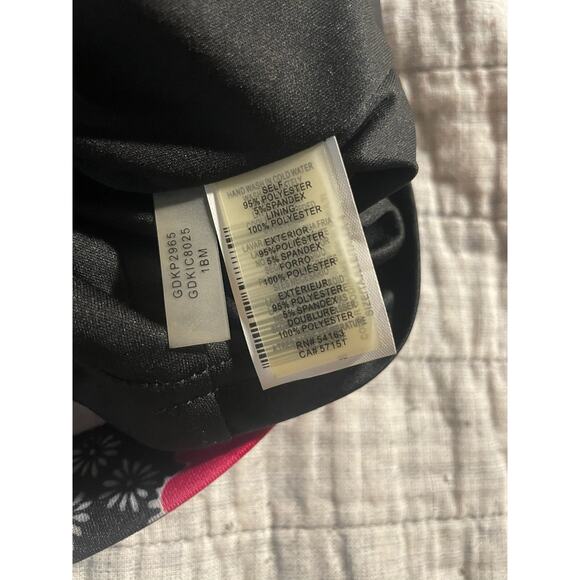 Guess Dress Womens Size 4 NWT Black Floral Sleeveless Mesh Panel Short Bodycon - Picture 7 of 7